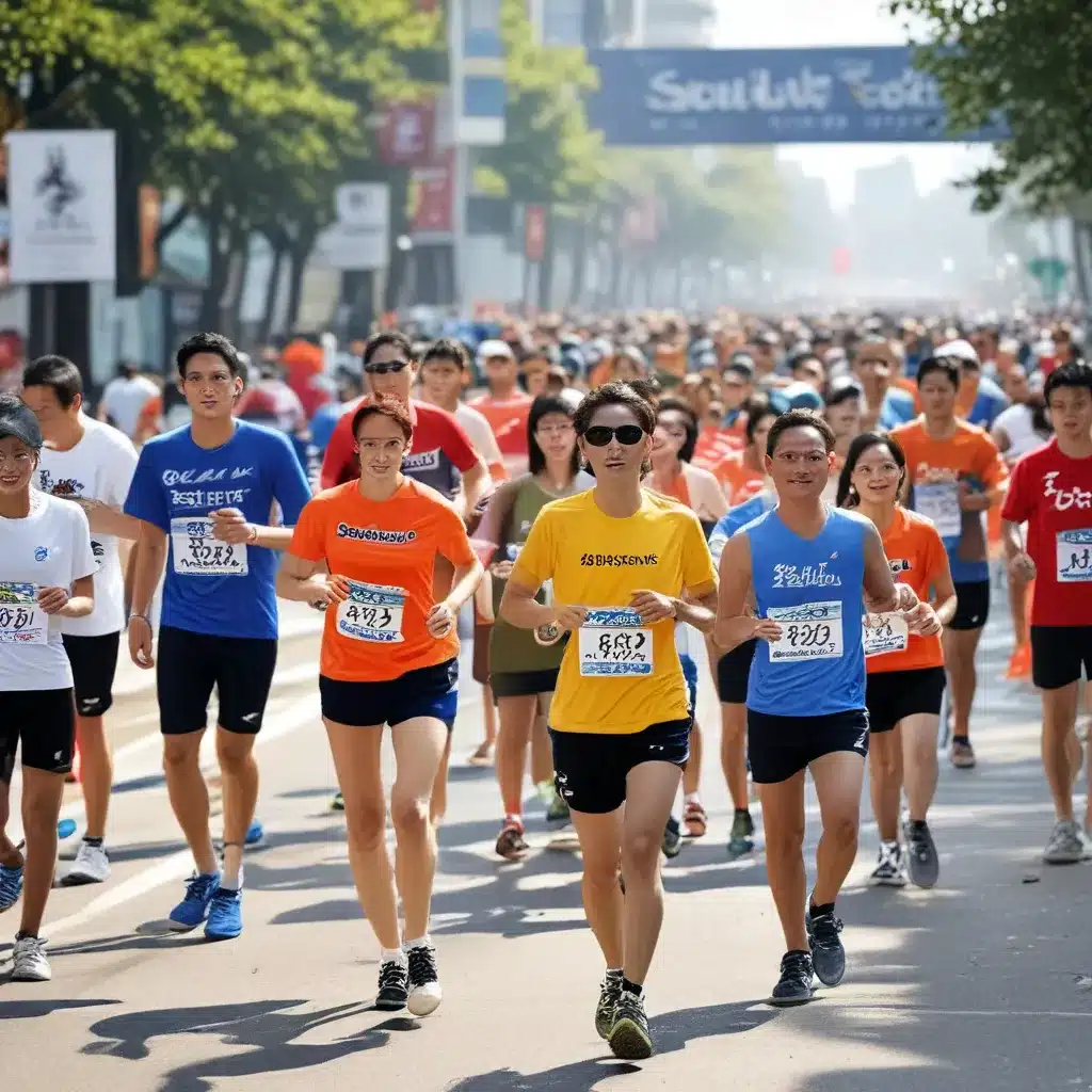 Cheer on Runners at Seouls Thrilling Marathon Races