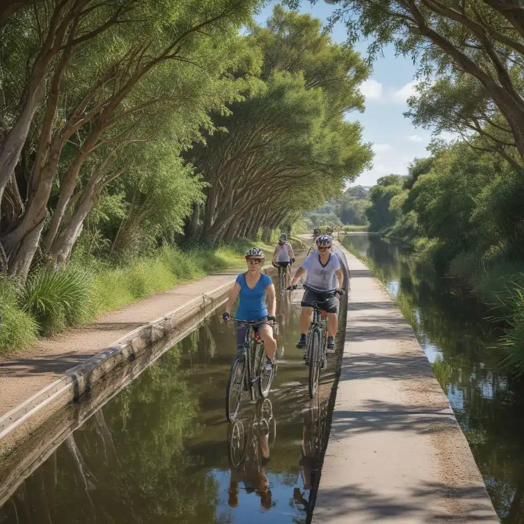 Cycle the Ara Waterway Canal Path