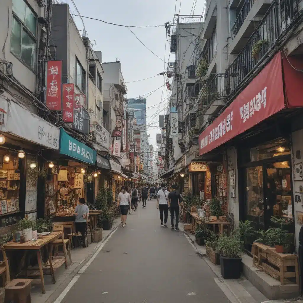 Eclectic Hongdae Neighborhood