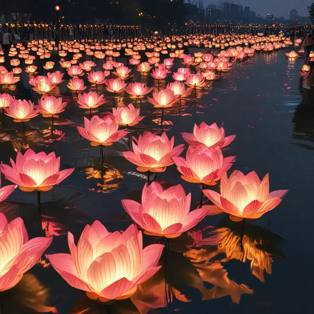 Lotus Lanterns at Yeouido Festival