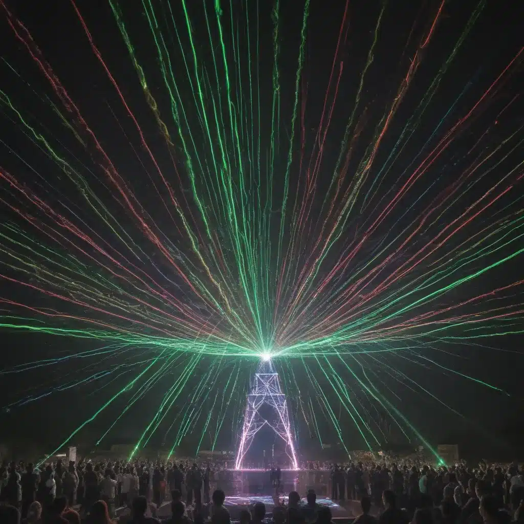 Marvel at Electrifying Laser Shows at Hi Seoul Festival