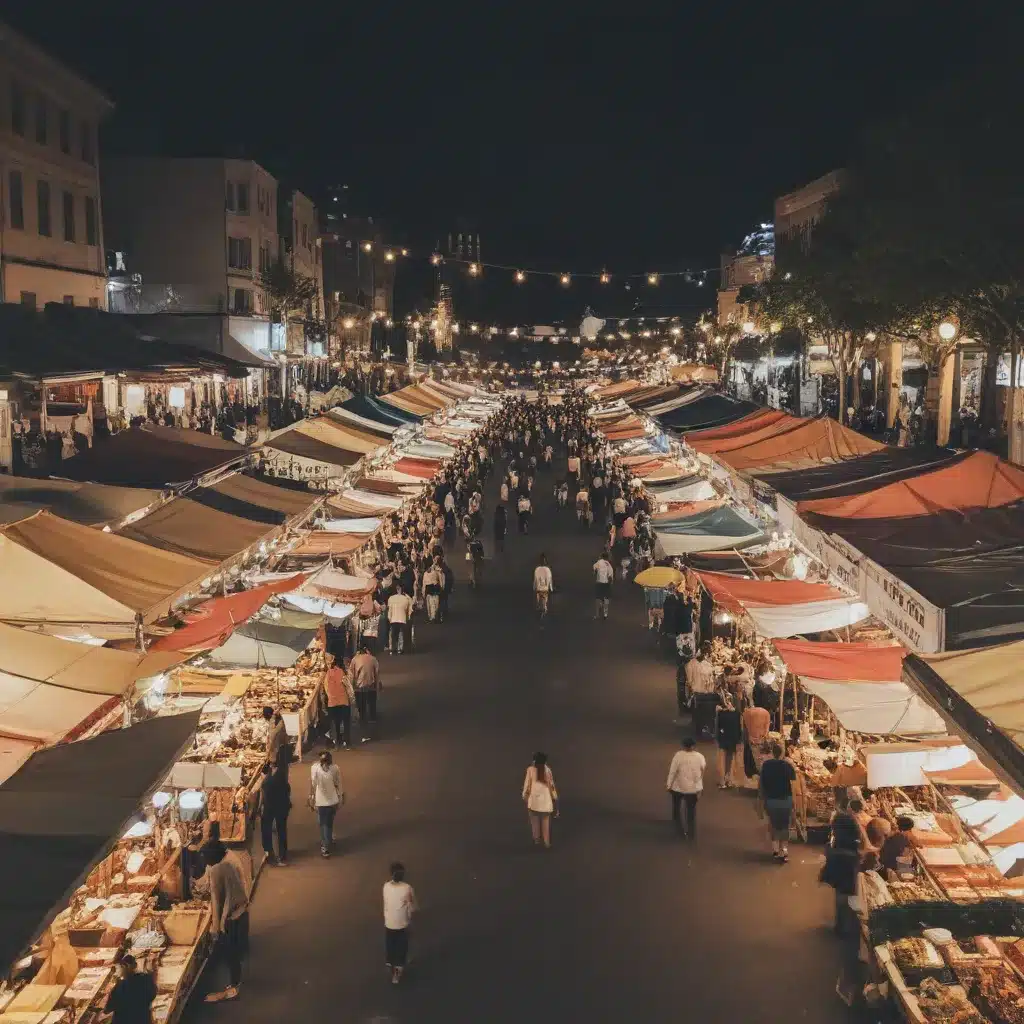 Night Markets for Late Night Shopping