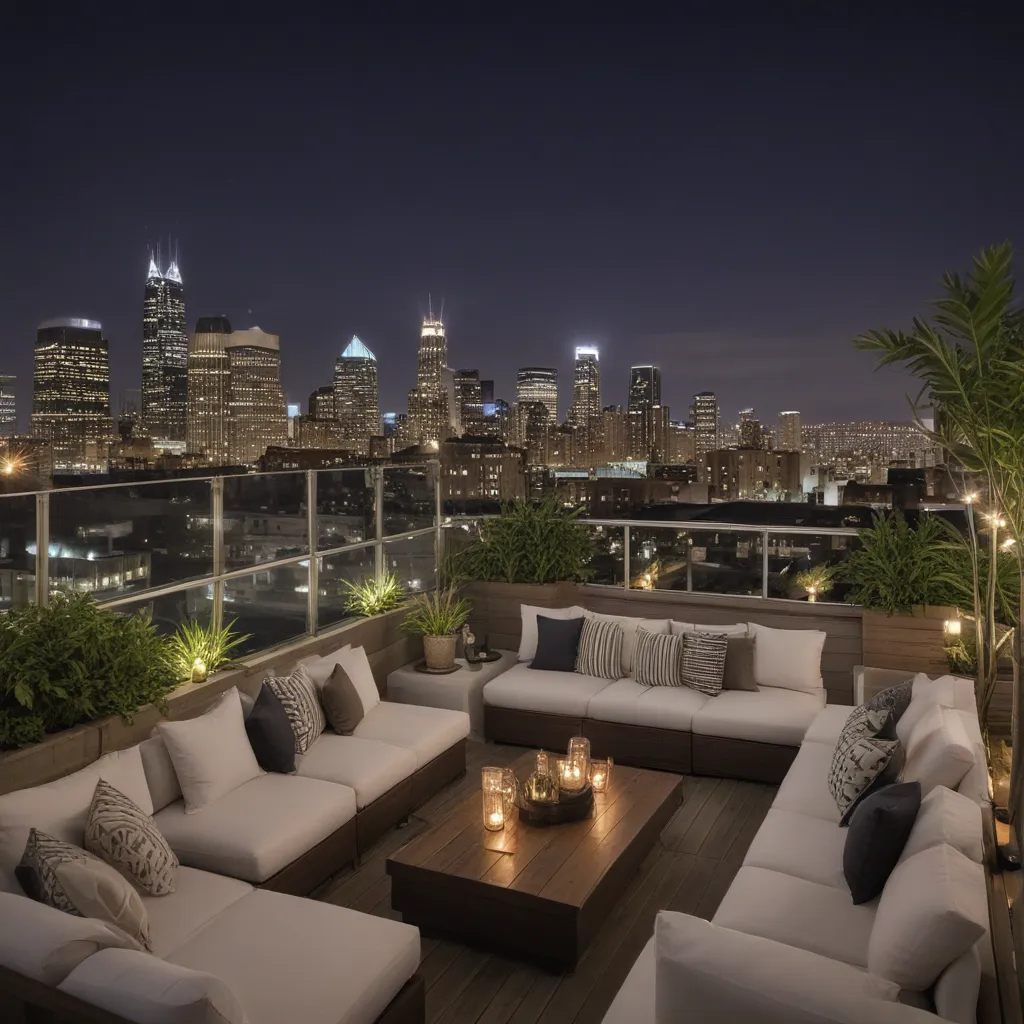 Rooftop Lounges with City Lights Views