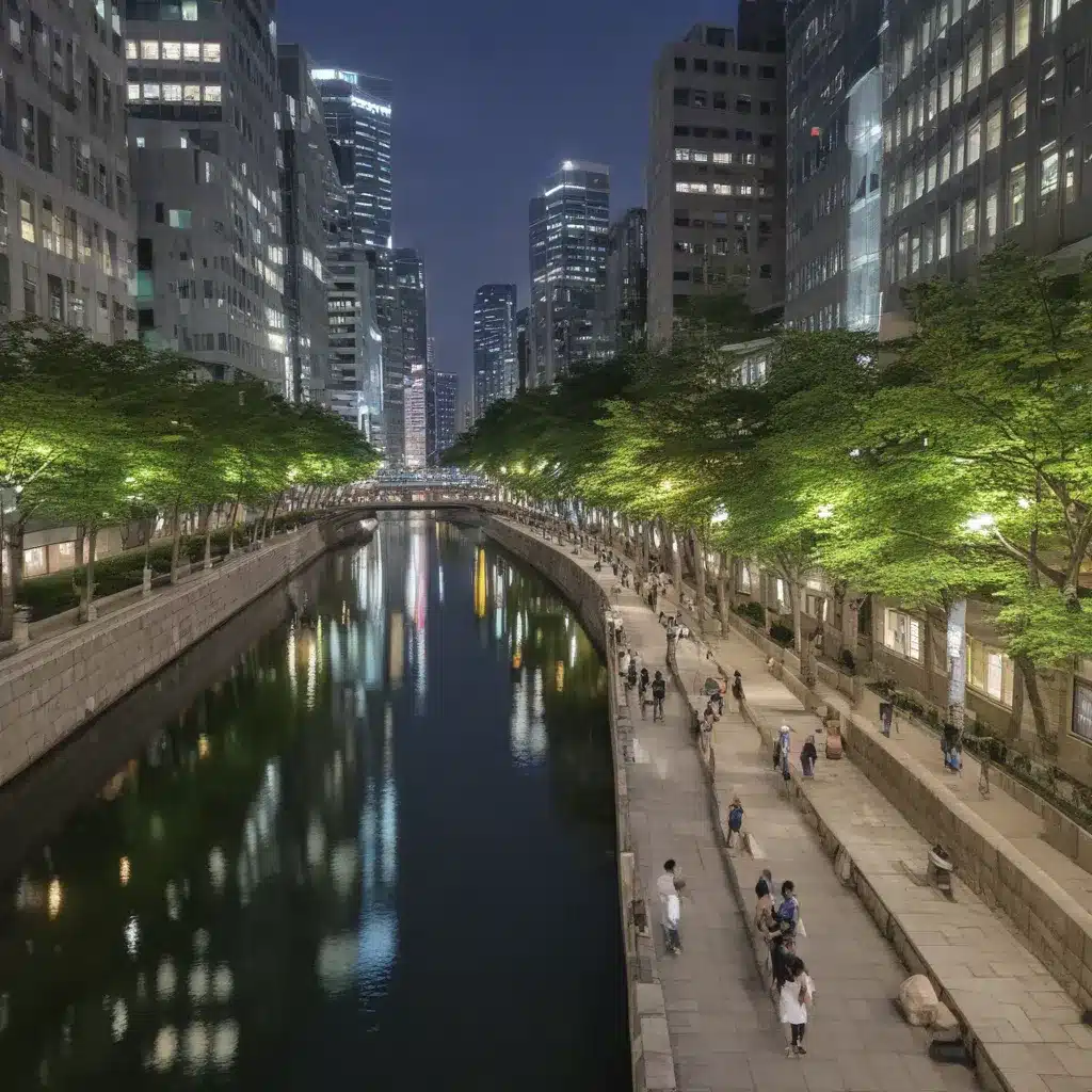 Wandering Along the Cheonggyecheon Stream